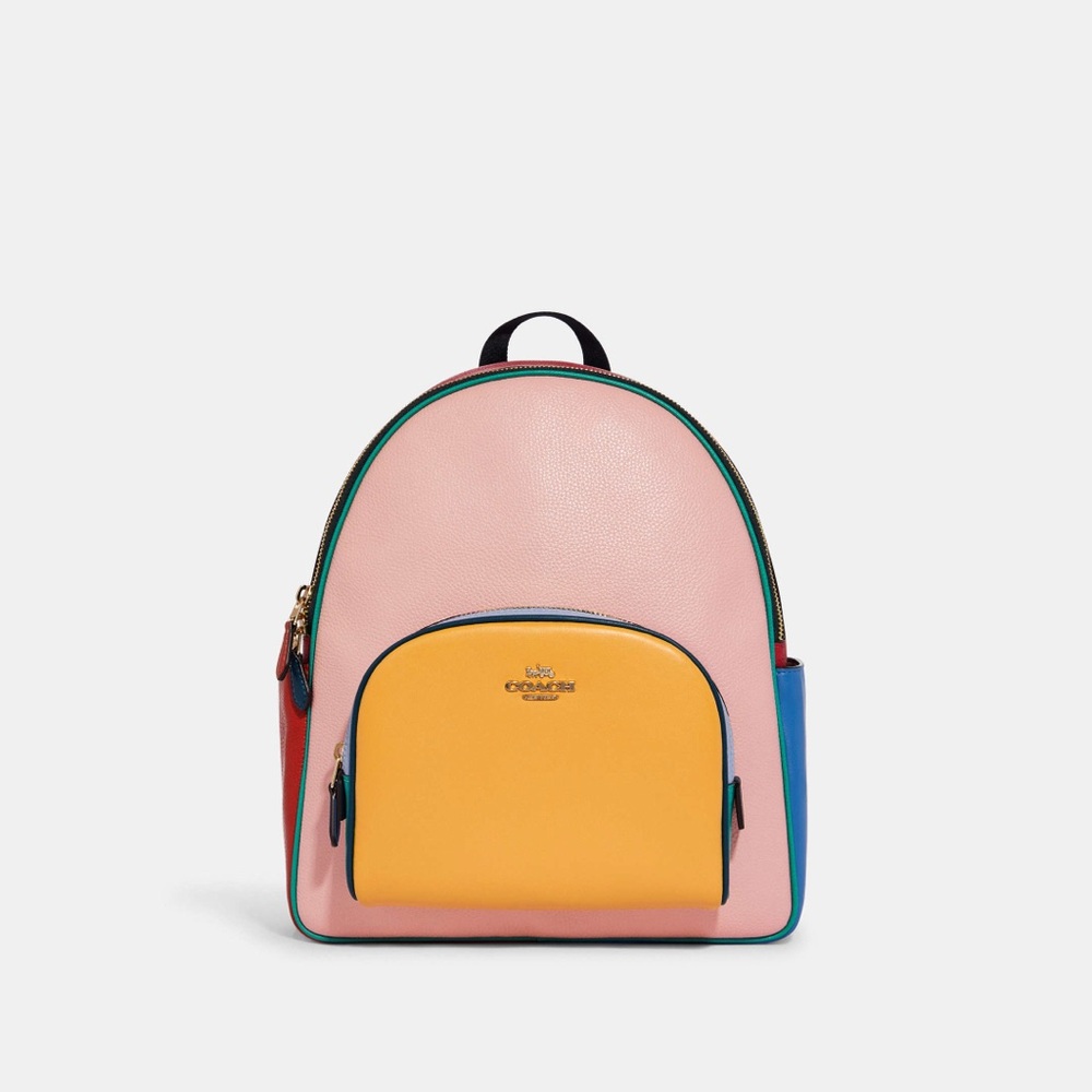 ✨RARE✨ COACH Court Backpack In Colorblock